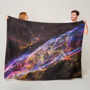 The Veil Nebula Fleece Blanket
