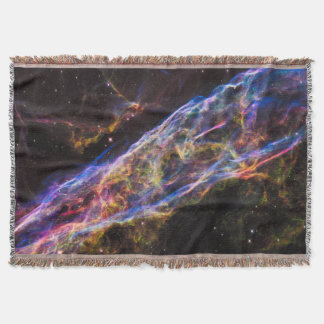 The Veil Nebula Throw Blanket