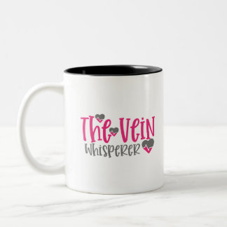 The Vein Whisperer Two-Tone Coffee Mug