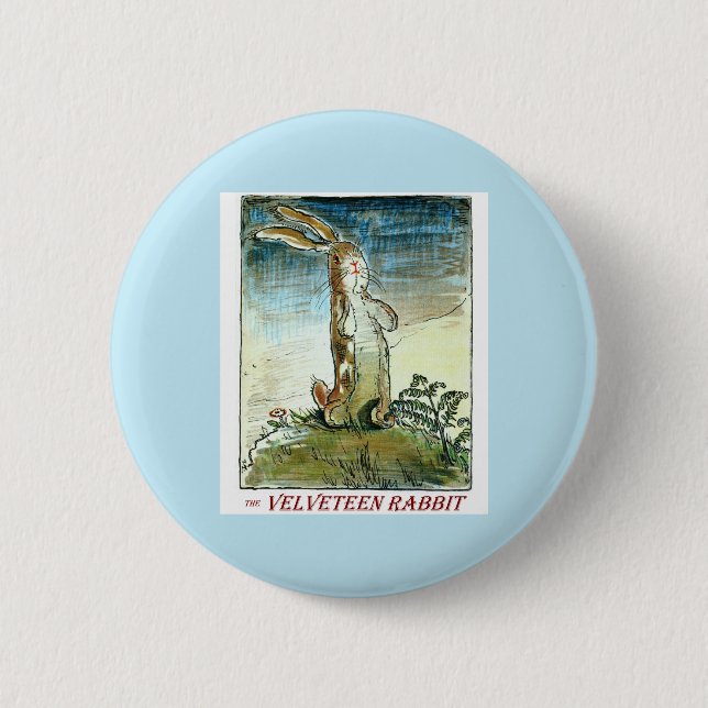 The Velveteen Rabbit Button (Front)