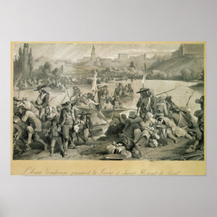 The Vendean Army Crossing the Loire Poster