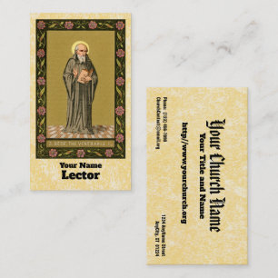 The Venerable Bede Preaching (P 008) Business Card