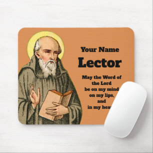 The Venerable Bede Preaching (P 008; Prayer) Mouse Pad