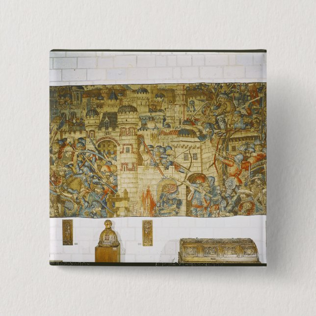 The Vengeance of Notre-Seigneur 2 Inch Square Button (Front)