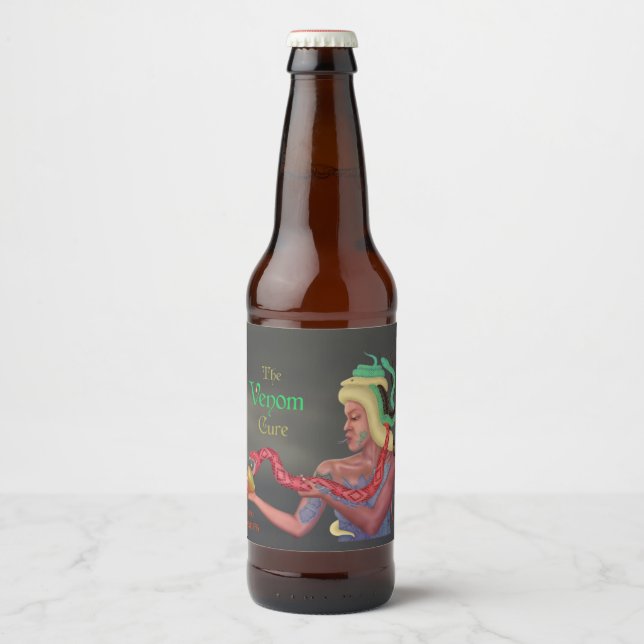 The Venom Cure (name & style) Beer Bottle Label (Front)