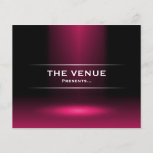 The Venue Presents - Crimson Flyer