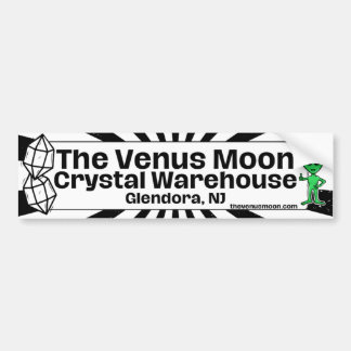The Venus Moon Crystal Warehouse Bumper Sticker