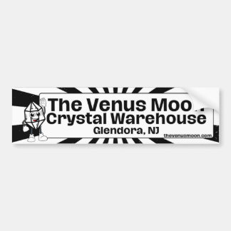 The Venus Moon Crystal Warehouse Mascots Bumper Sticker