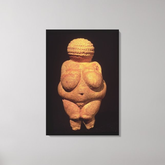 The Venus of Willendorf, Fertility Symbol Canvas Print (Front)