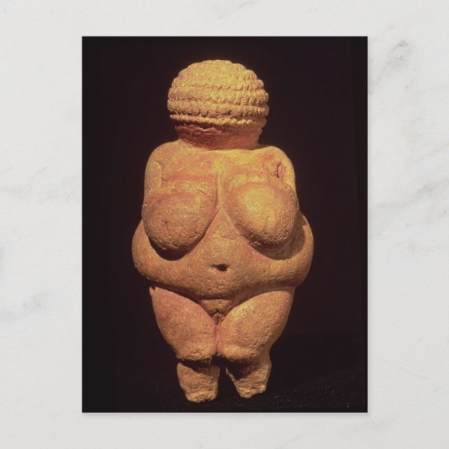 The Venus of Willendorf, Fertility Symbol Postcard (Front)