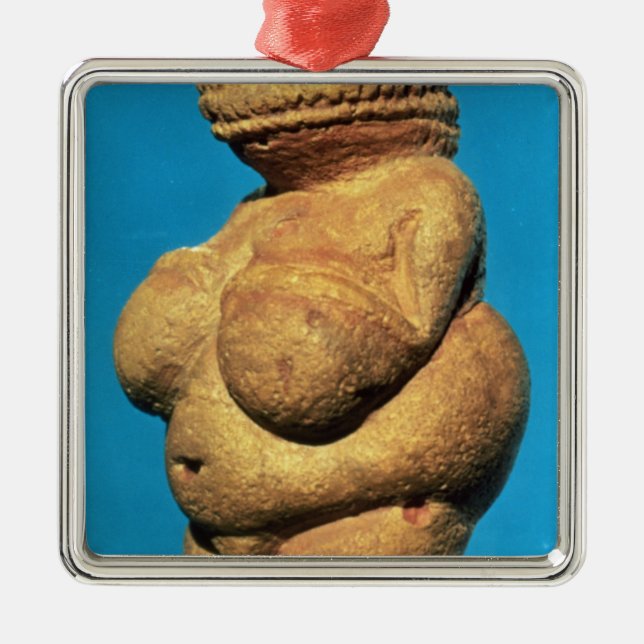 The Venus of Willendorf Metal Ornament (Front)