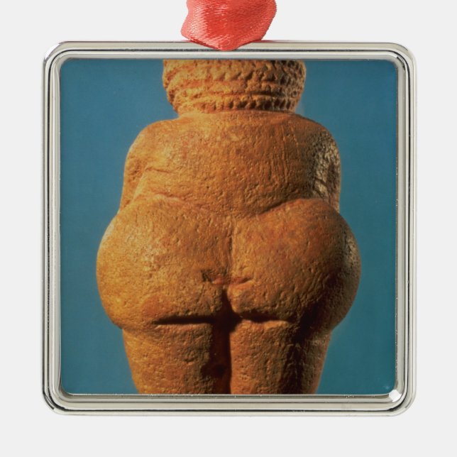 The Venus of Willendorf Metal Ornament (Front)