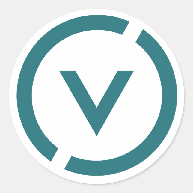 The Venus Project Classic Round Sticker (Front)