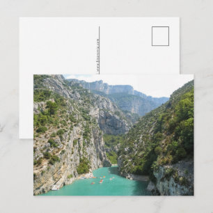 The Verdon Gorge Holiday Postcard