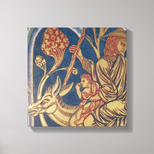 The Verduner Altar, detail of one panel border Canvas Print (Front)