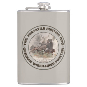 The Versatile Hunting Dog Sticker Car Magnet Paper Hip Flask