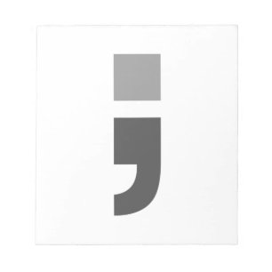 The versatile semicolon notepad