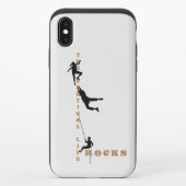 The Vertical Life - Rock Climbing Design Uncommon iPhone Case (Back)