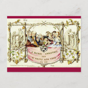 The Very First Christmas Card (1843)