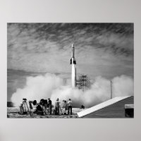 The Very First Rocket Launch At Cape Canaveral