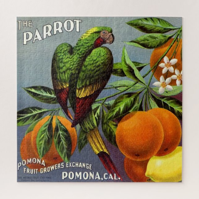 The Very Green Parrot Jigsaw Puzzle (Vertical)