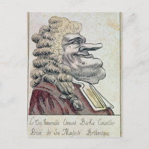 The very honourable Edmund Burke0 Postcard