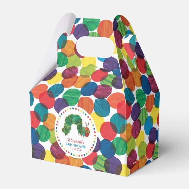 The Very Hungry Caterpillar Baby Shower Favor Box (Front Side)