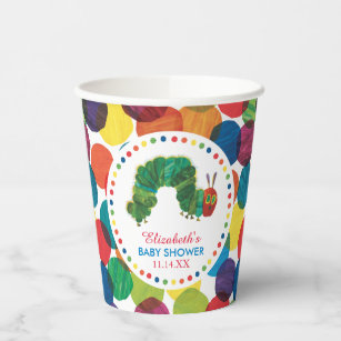 The Very Hungry Caterpillar Baby Shower  Paper Cups