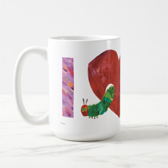 The Very Hungry Caterpillar | I Heart You Coffee Mug (Left)