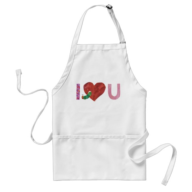 The Very Hungry Caterpillar | I Heart You Standard Apron (Front)