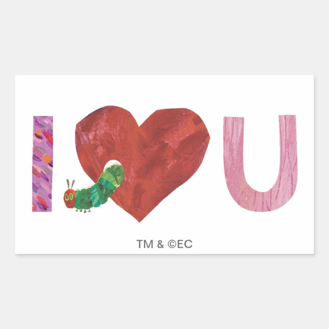 The Very Hungry Caterpillar | I Heart You Sticker (Front)