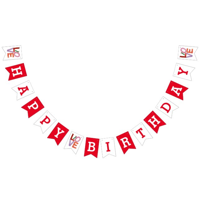 The Very Hungry Caterpillar | LOVE Bunting Flags (All)