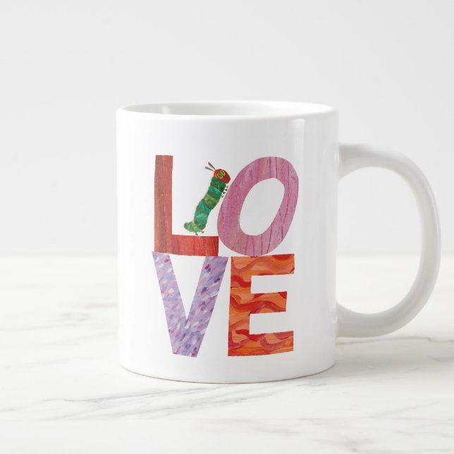 The Very Hungry Caterpillar | LOVE Large Coffee Mug (Right)