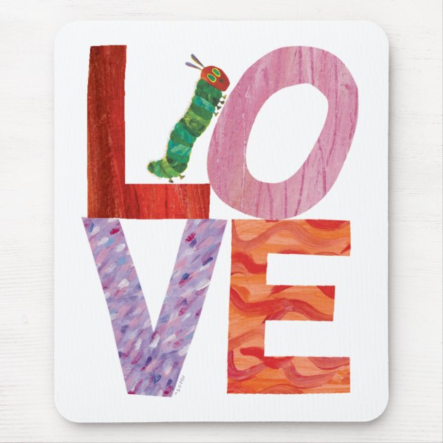 The Very Hungry Caterpillar | LOVE Mouse Pad (Front)