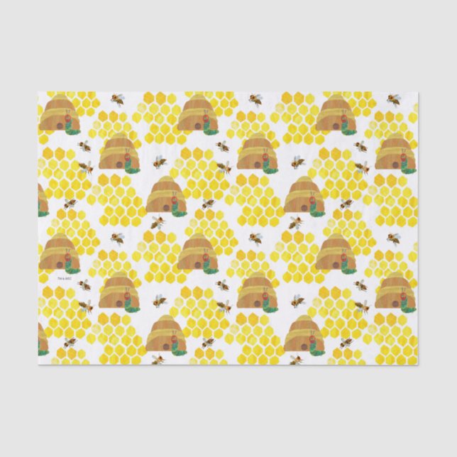 The Very Hungry Caterpillar Save the Bees Pattern Tissue Paper (Front)
