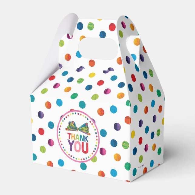 The Very Hungry Caterpillar | Thank You Favor Box (Front Side)
