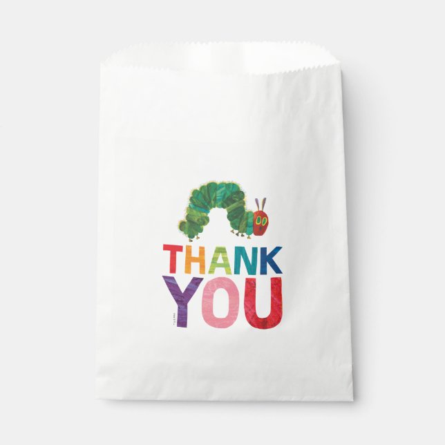 The Very Hungry Caterpillar Thank You Favour Bag (Front)