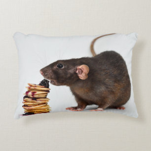 The Very Hungry Rat Accent Pillow