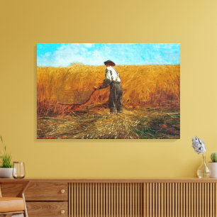 The Veteran in a New Field   Winslow Homer   Canvas Print