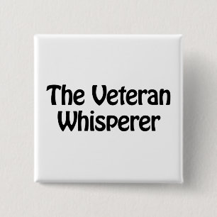 the veteran whisperer 2 inch square button