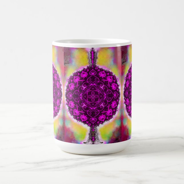 The vibration of the light coffee mug (Center)