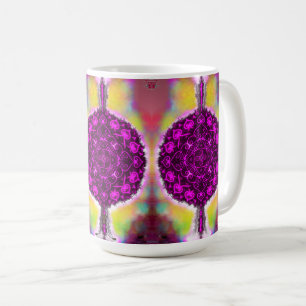 The vibration of the light coffee mug