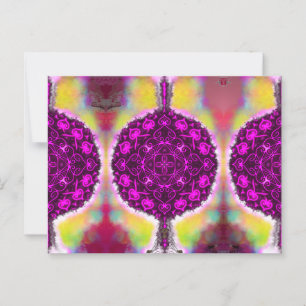 The vibration of the light postcard