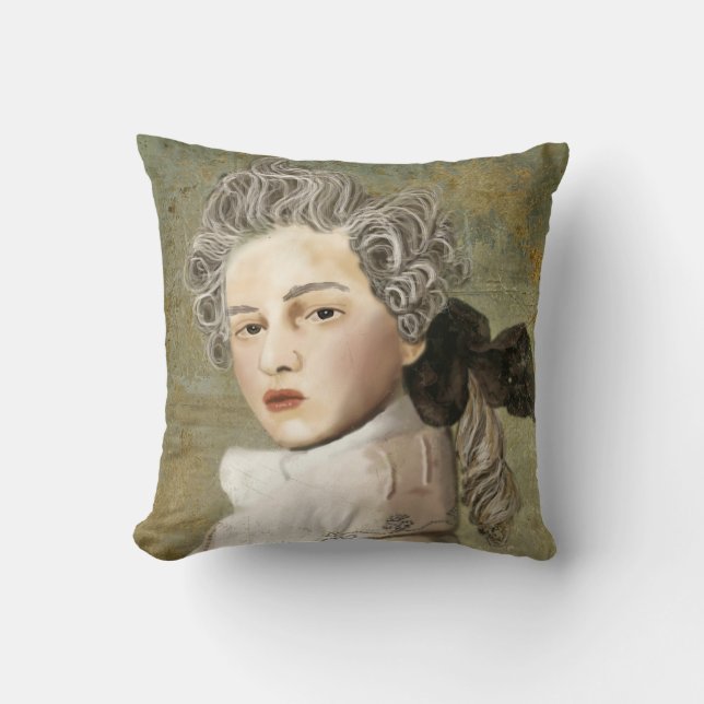 The Vicomte Throw Pillow (Front)