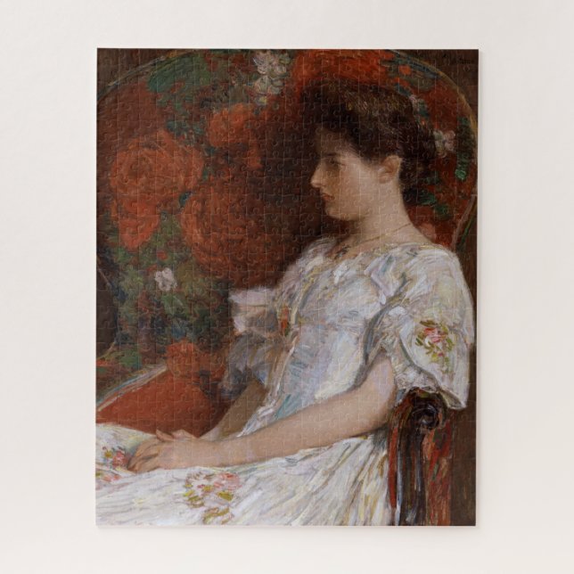 The Victorian Chair by Childe Hassam Jigsaw Puzzle (Vertical)