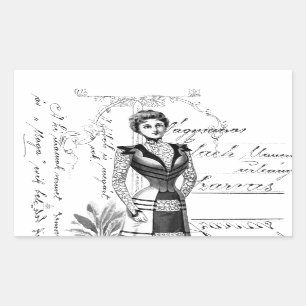 The Victorian Fashion Plate Sticker