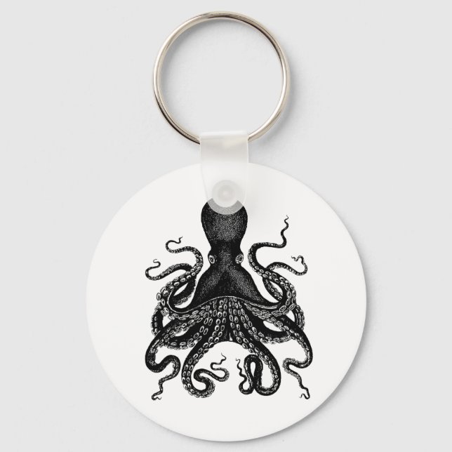 The Victorian Octopus Keychain (Front)