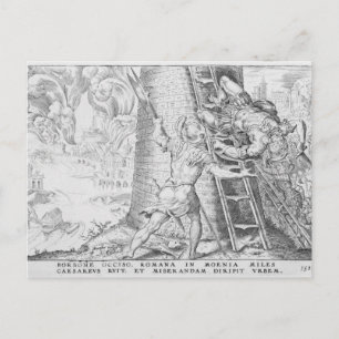 The Victories of Charles V, 1527 Postcard