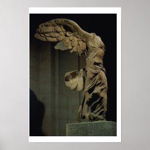 The Victory of Samothrace (Parian marble)  (see al Poster
