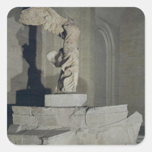 The Victory of Samothrace Square Sticker
